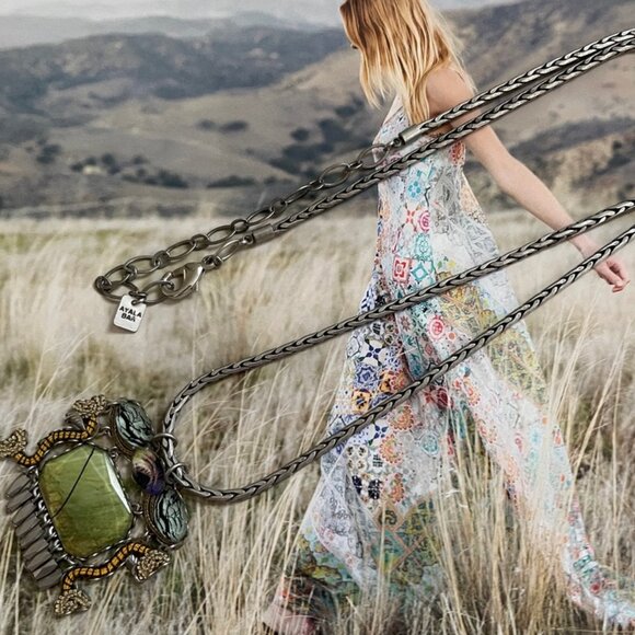 AYALA BAR Fields of Gold Collection Diana Necklace is New with Box! Multicolored - Picture 2 of 10